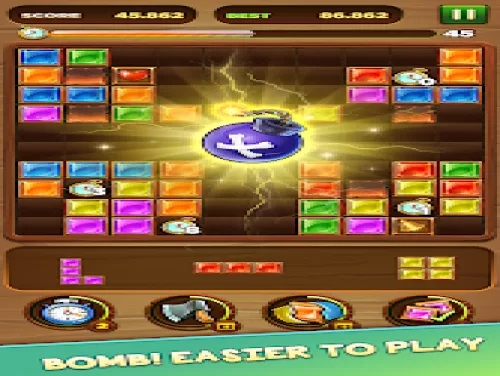 Astuces de Puzzle con blocchi di legno - Jewel blast pour Android e iPhone