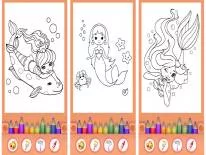 Astuces de Sirene da colorare - Principessa LIBRO DA COLORARE pour Android e iPhone
