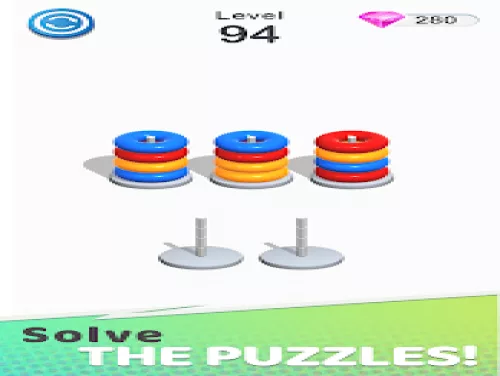 Astuces de Color Sort Puzzle: Color Hoop Stack Puzzle pour Android e iPhone Astuces de Color Sort Puzzle: Color Hoop Stack Puzzle pour Android e iPhone